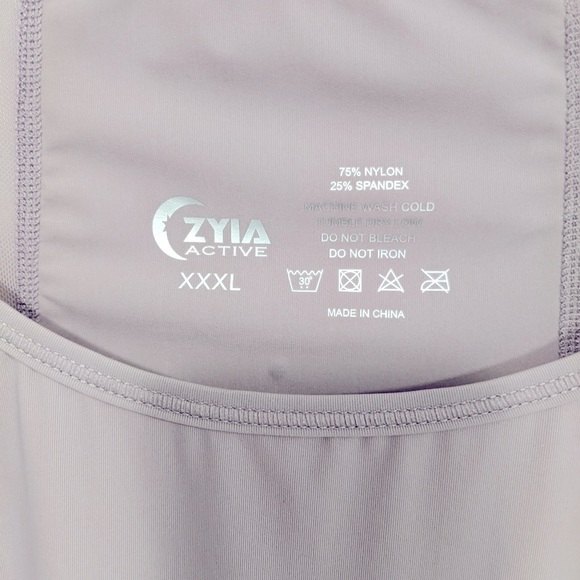 Zyia Active Lilac Panel Mesh Tank XXXL NWT - Picture 16 of 16